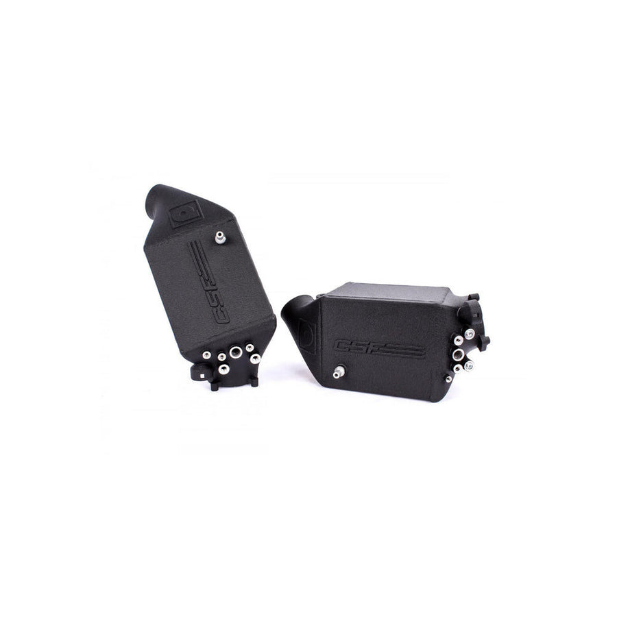 CSF Racing Twin Charge Air Cooler Kit - Crinkle Black for BMW F1X M5/M6