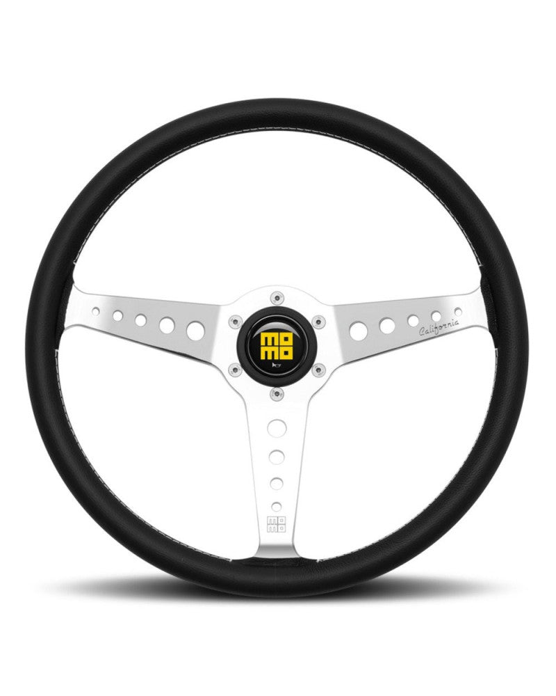 MOMO Heritage California Black Leather 360mm Steering Wheel - VCALIFOR36BKR
