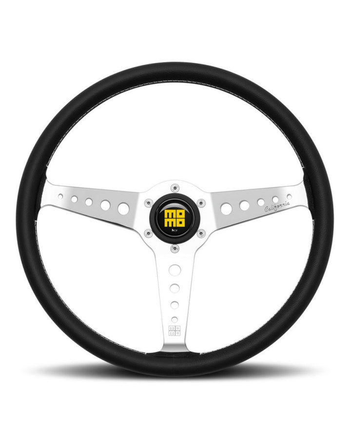 MOMO Heritage California Black Leather 360mm Steering Wheel - VCALIFOR36BKR