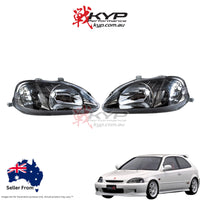 HONDA OEM HEADLIGHT ASSEMBLY SET - EK4 EK9 EM1 EJ6