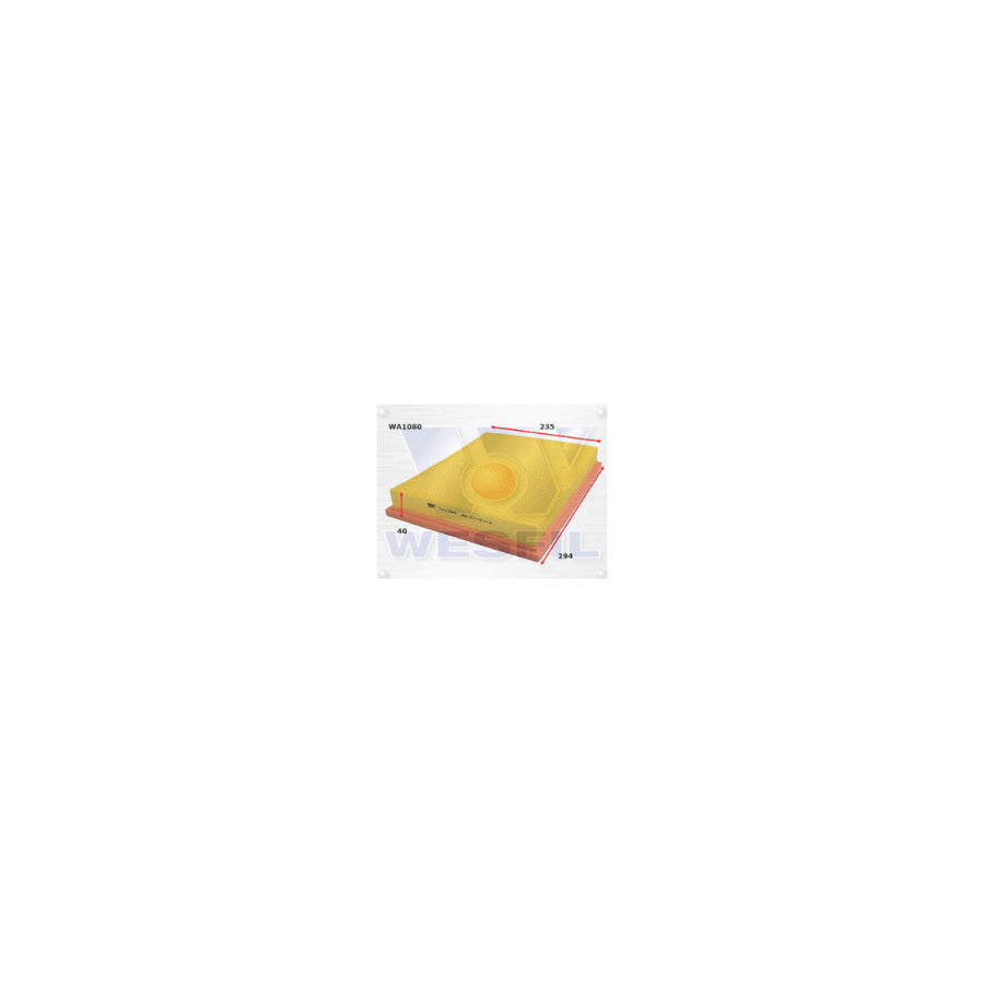 Wesfil AIR FILTER A1433 HOLDEN - WA1080