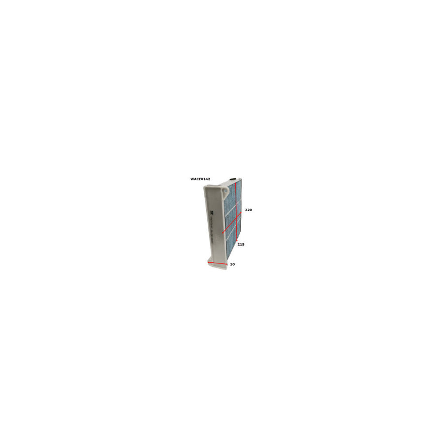 Wesfil WACF0142 - CABIN FILTER RCA206C MITSUBISHIWACF0142