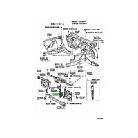 TOYOTA OEM AE86 Levin/sprinter Headlamp mounting Inner bracket LHS53272-12020