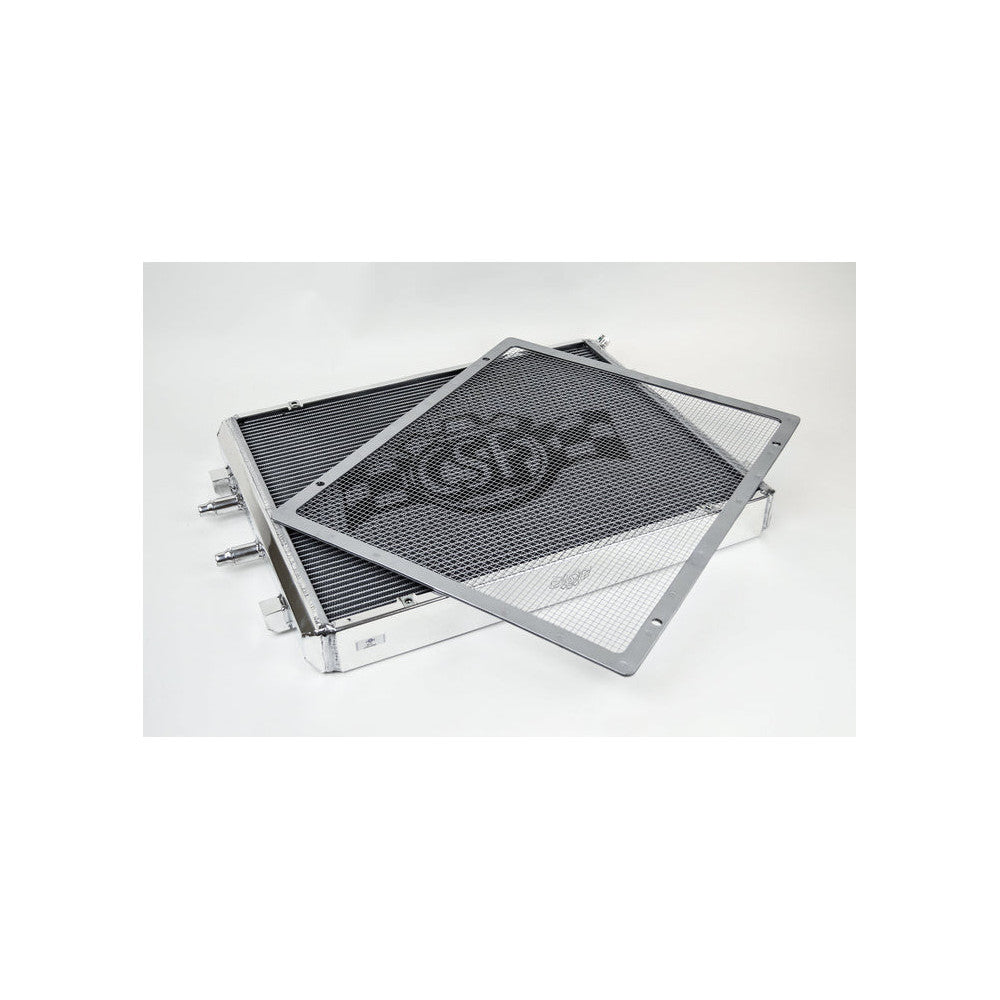 CSF Racing Front Mount Heat Exchanger w/ Rock Guard - Silver for BMW M3/M4 F8X