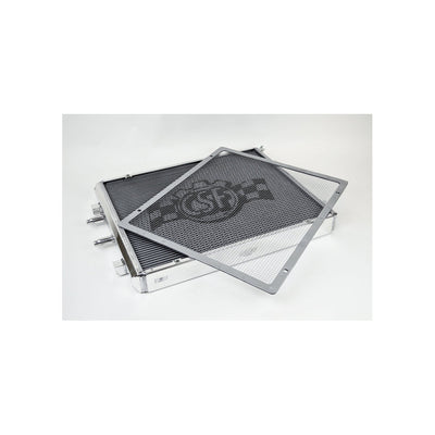 CSF Racing Front Mount Heat Exchanger w/ Rock Guard - Silver for BMW M3/M4 F8X