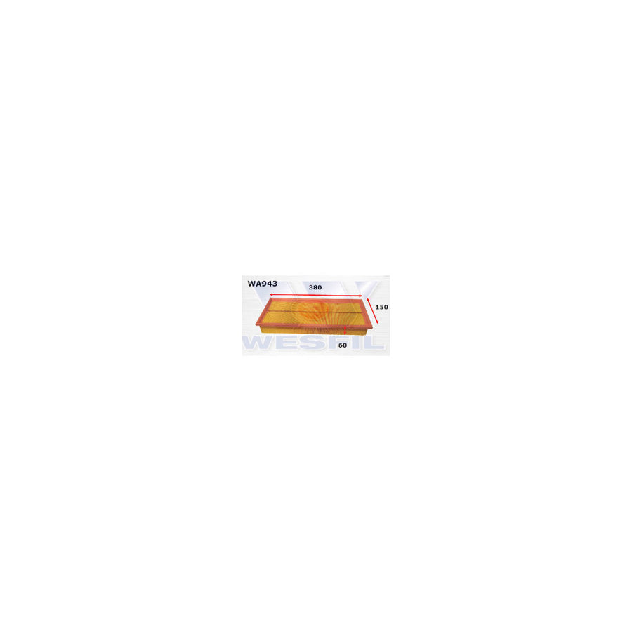 Wesfil AIR FILTER A495 BMW - WA943