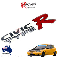 HONDA OEM TYPE 3 LEFT or RIGHT SIDE TYPE R DECAL CIVIC EK9 CIVIC
