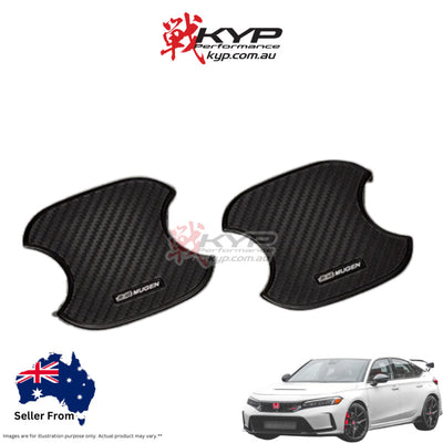 MUGEN DOOR HANDLE PROTECTOR SS STARRY SILVER METALLIC FOR HONDA CIVIC FL1 FL5 - 08P48-XG8-K0S0-M