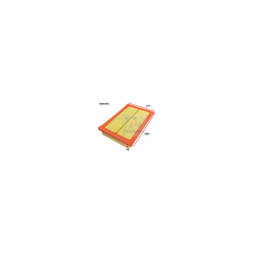 Wesfil AIR FILTER A1874 MERCEDES - WA5392