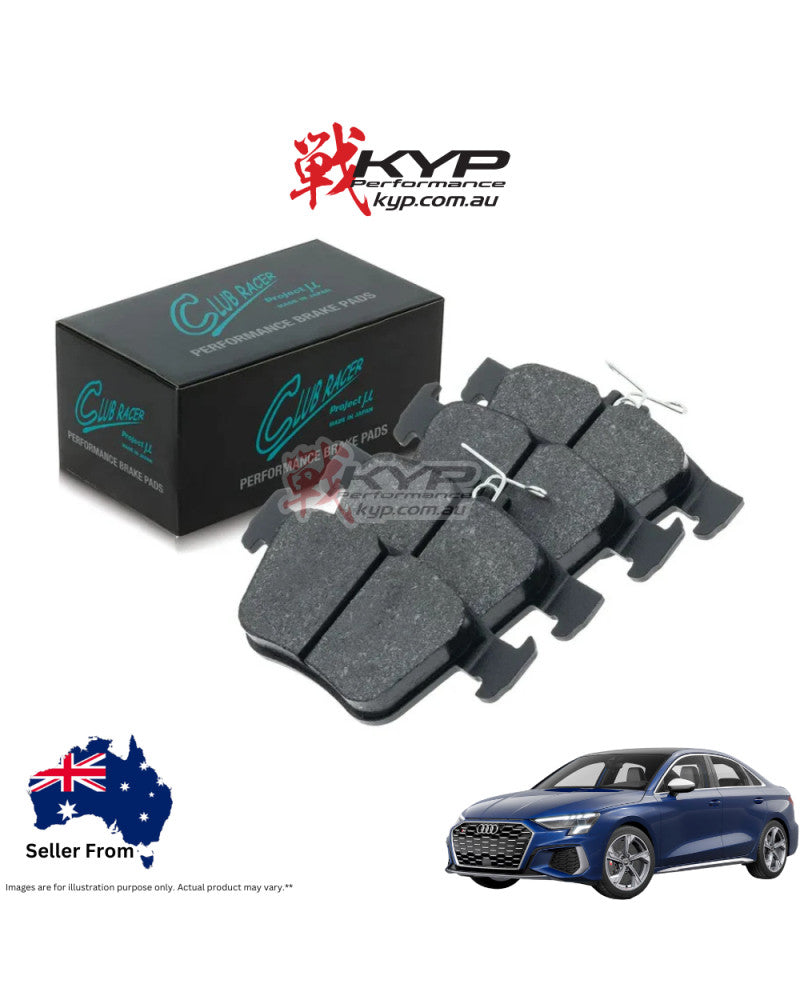 Project Mu RC09 Club Racer Rear Brake Pads - Audi S3 8Y/VW Golf R Mk8 (Rear) - PCR09-Z410