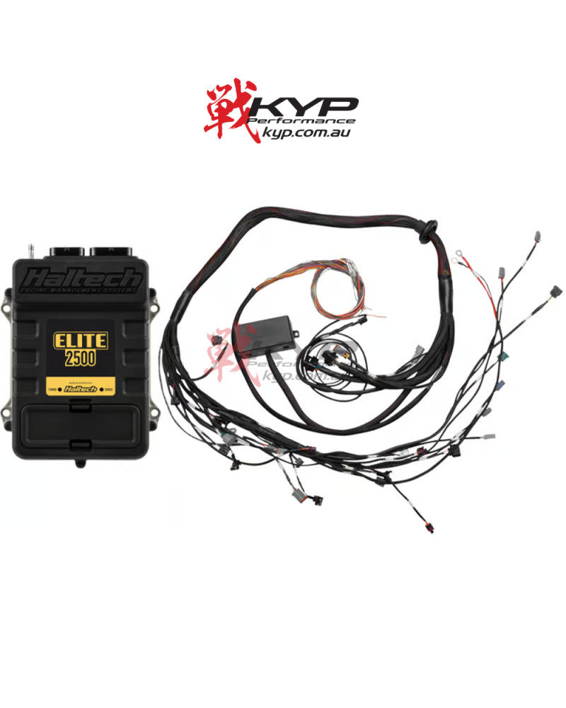 HALTECH Elite 2500 + Toyota 2JZ HPI6 Terminated Harness Kit - HT-151326