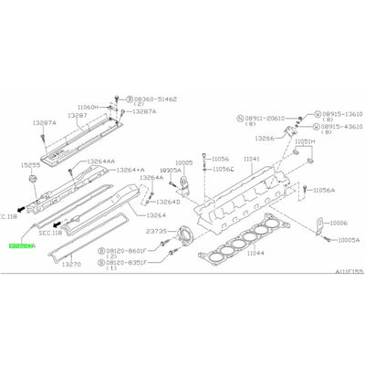 NISSAN OEM ROCKER COVER GASKET - 13270-5L311