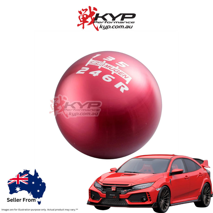 MUGEN SHIFT KNOB (RED) FOR HONDA CIVIC TYPE R FL5 FK8 FD2 FN2 S2000 AP1 AP2