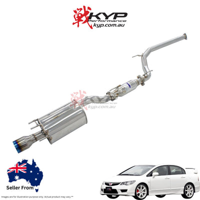 Invidia Q300 70mm Cat Back Exhaust Honda Civic Type-R FD2 06-11