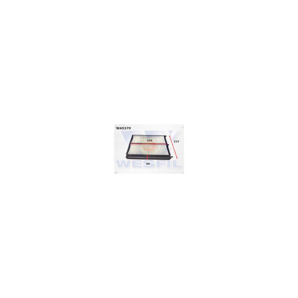 Wesfil AIR FILTER A2019 HYUNDAI/KIA - WA5370