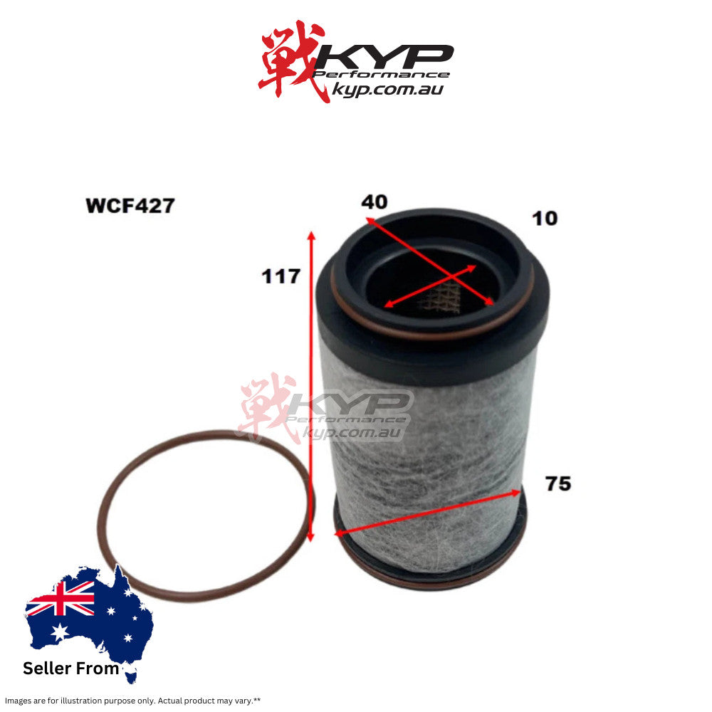 Wesfil CATCH CAN UNIVERSAL RCC160F VENTILATOR FILTER - WCF427
