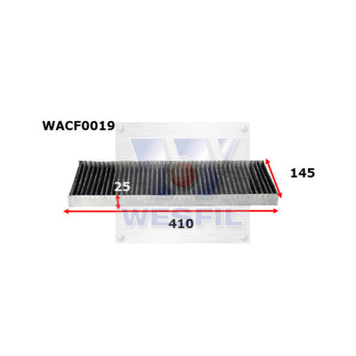 Wesfil CABIN FILTER RCA101P HOLDENWACF0019