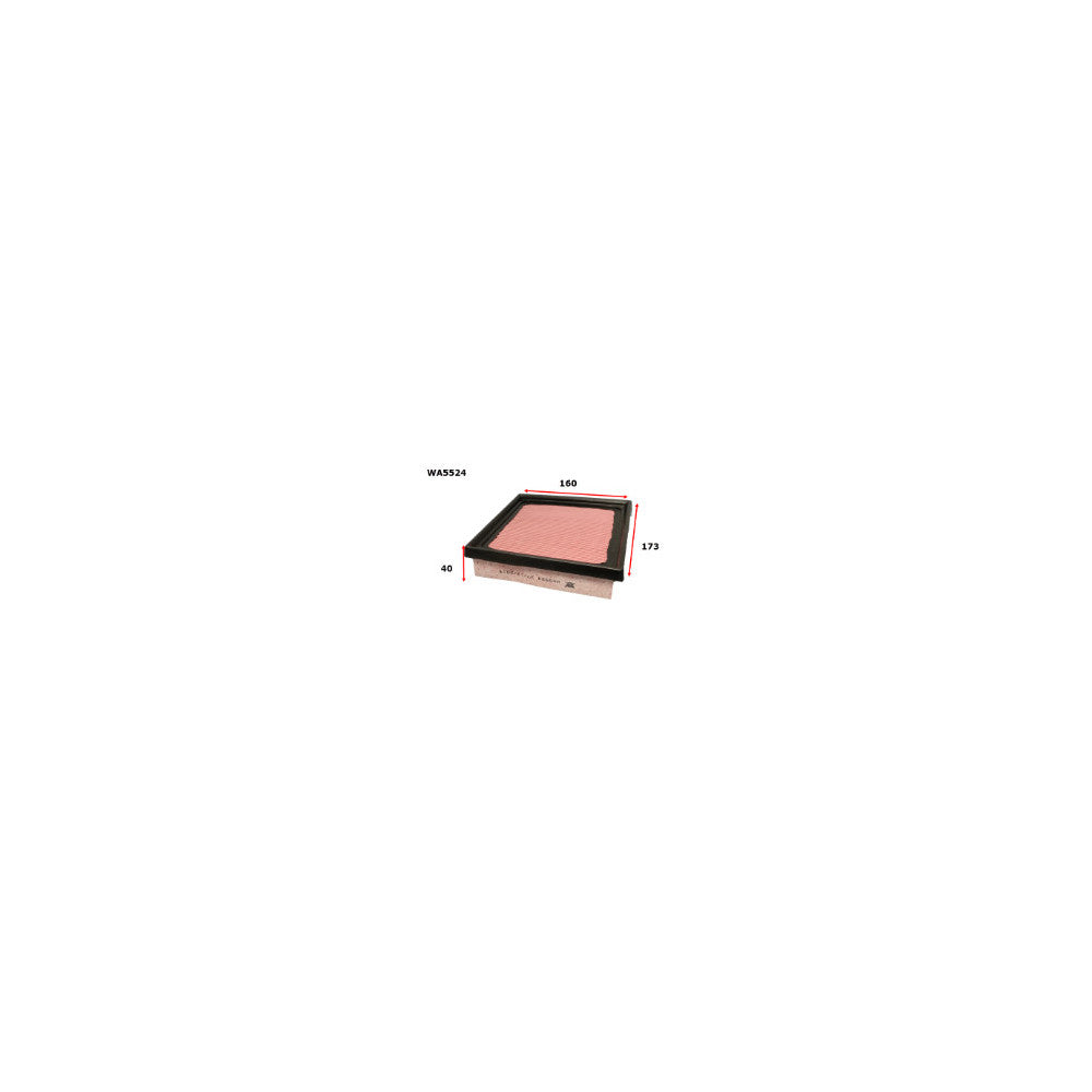 Wesfil AIR FILTER A2054 LEXUS/TOYOTA - WA5524