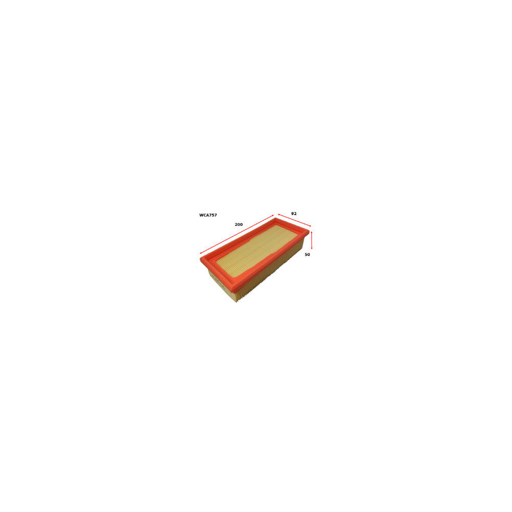 Wesfil AIR FILTER VW GOLF - WCA757