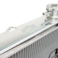 CSF Racing 2-Row 42mm Race Spec Aluminium Radiator - Polished for Nissan Skyline R34 GT-T/GT-R (RB25/RB26)