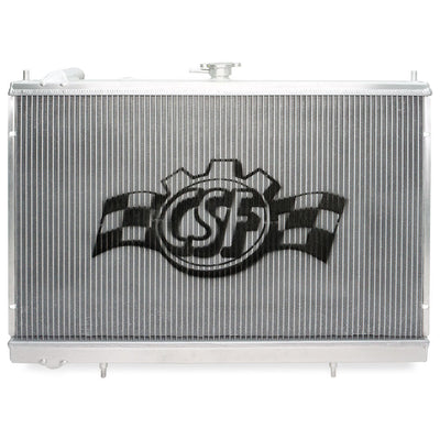 CSF Racing 2-Row 42mm Race Spec Aluminium Radiator - Raw for Nissan Skyline R34 GT-T/GT-R (RB25/RB26)