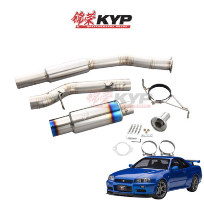 TOMEI TI RACING EXHAUST FOR NISSAN SKYLINE BNR34 RB26DETT 441010