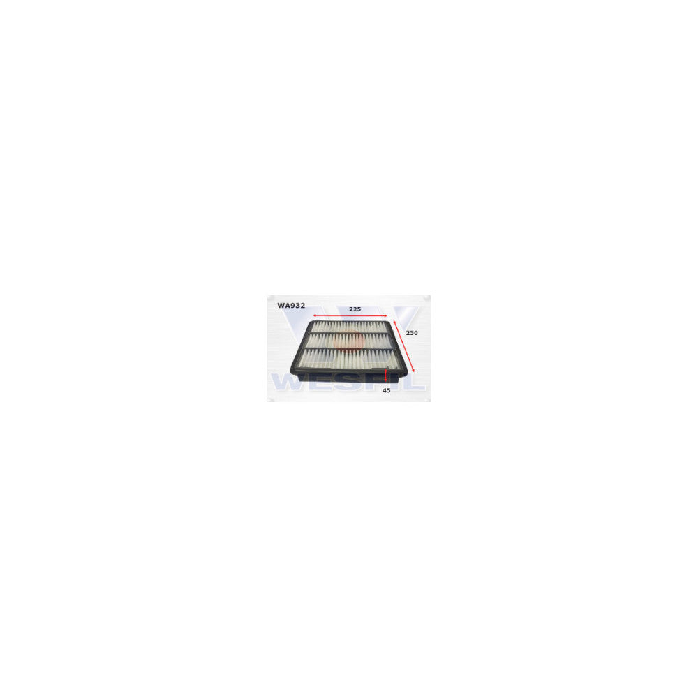 Wesfil AIR FILTER A1315/A1319 MITSUBISHI - WA932