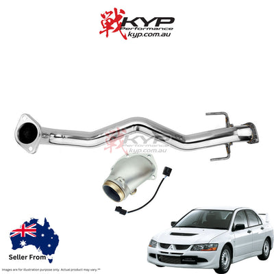 Invidia O2 Outlet Housing/Front Pipe Combo Mitsubishi Evo 7 8 9 CT9A EVOLUTION LANCER EVO7 EVO8 EVO9