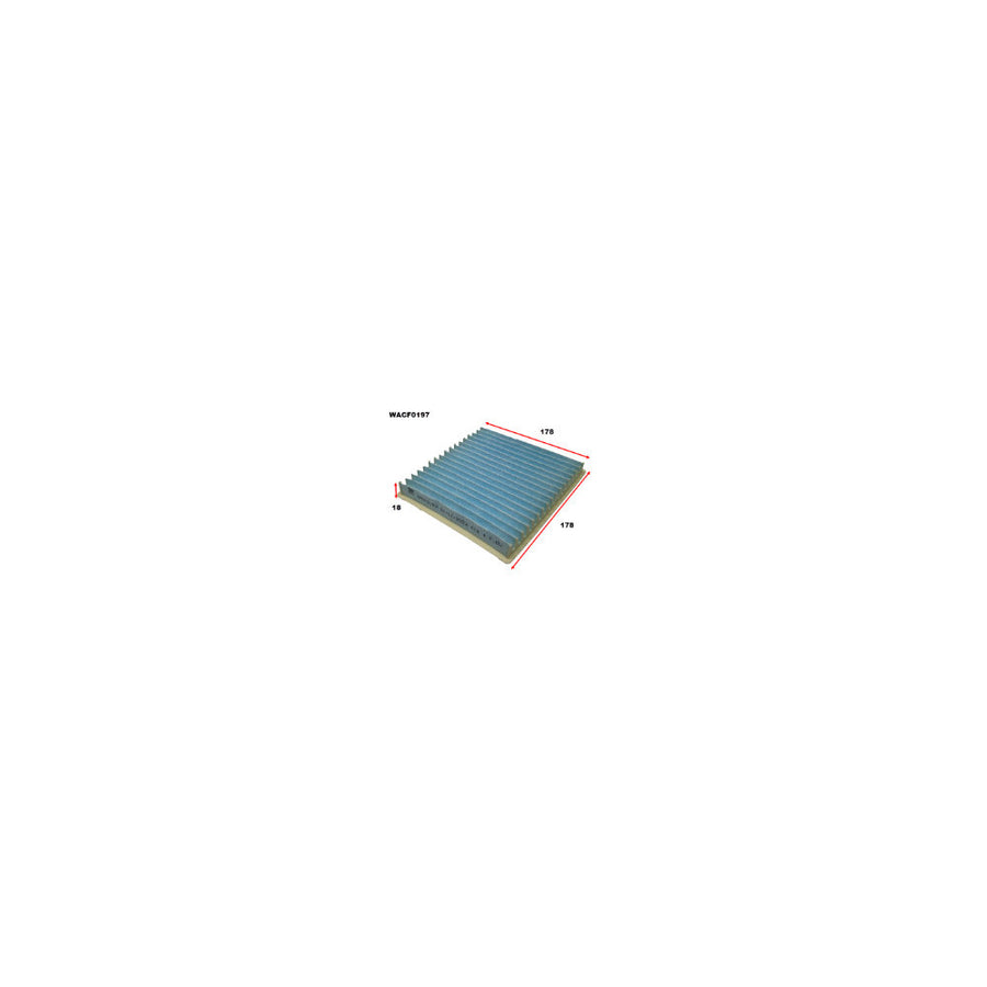 Wesfil CABIN FILTER RCA321P MITSUBISHIWACF0197