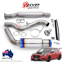 RSE FULL TITANIUM MUFFLER EXHAUST KIT TYPE-R FOR SUBARU WRX S4 VBH FA24DIT RB6090-SB06A