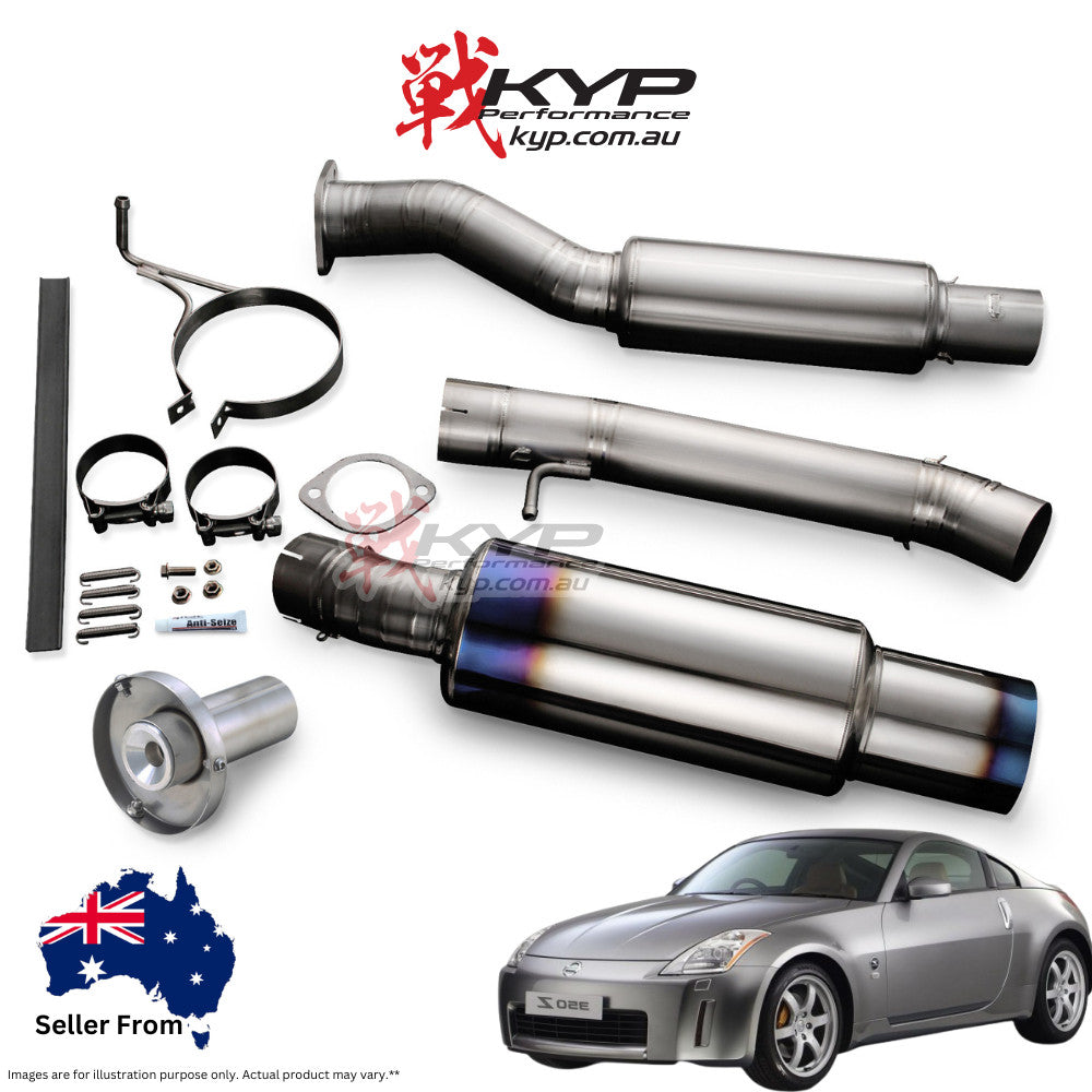 RSE FULL TITANIUM MUFFLER EXHAUST FOR NISSAN FAIRLADY 350Z Z33 VQ35 RB6090-NS04A