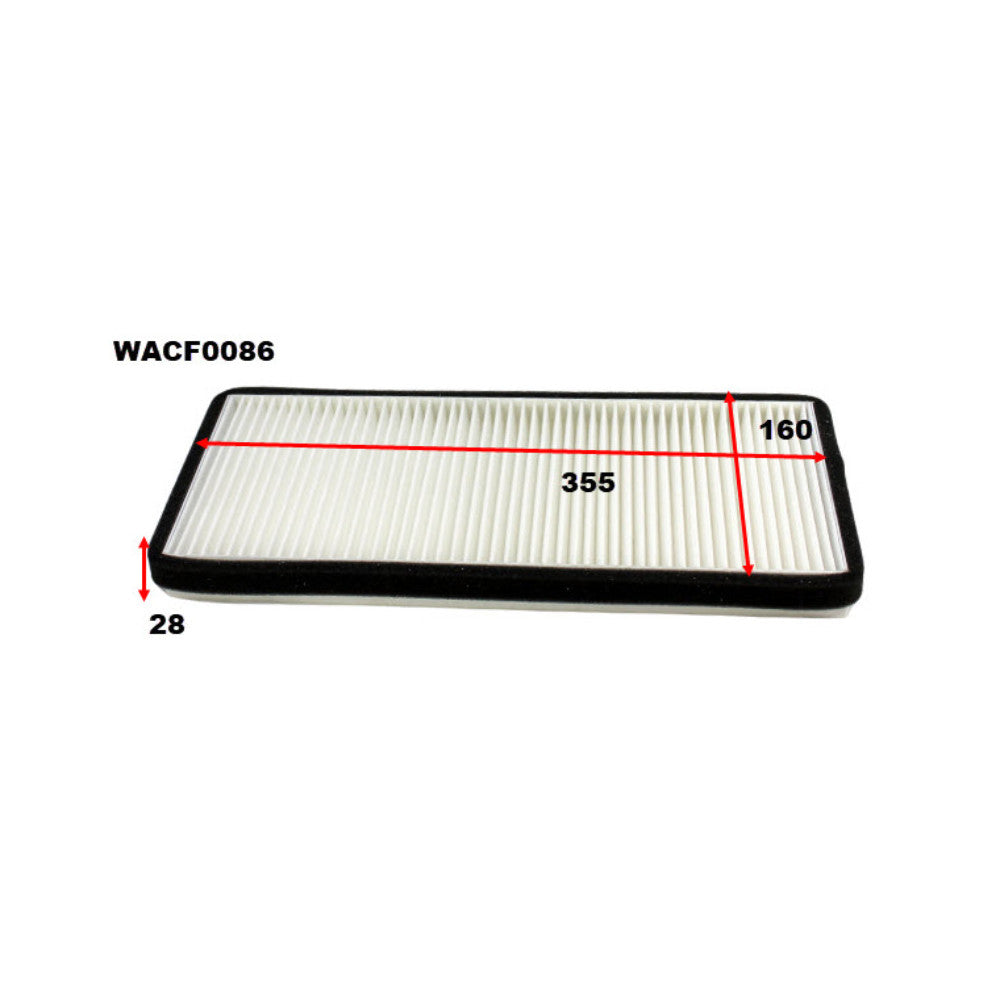 Wesfil CABIN FILTER RCA167P FORDWACF0086