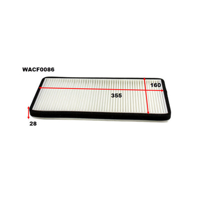Wesfil CABIN FILTER RCA167P FORDWACF0086