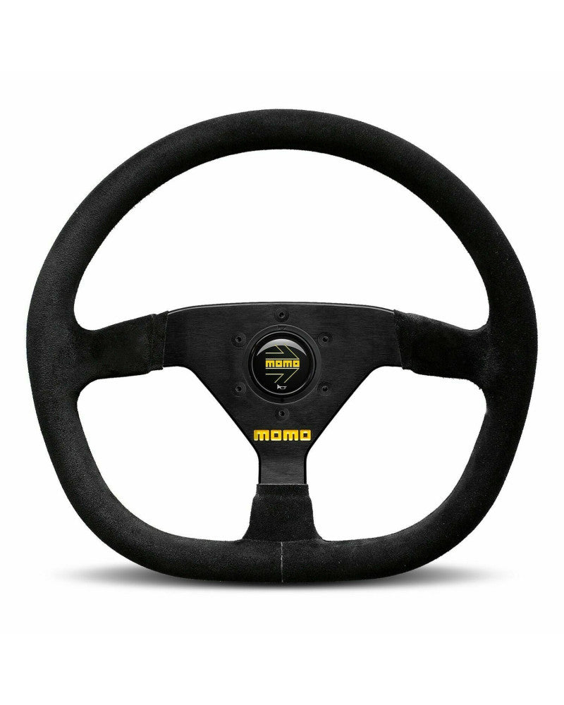 MOMO MOD 88 Black Suede 350mm Steering Wheel - VR88FB35SBLKL