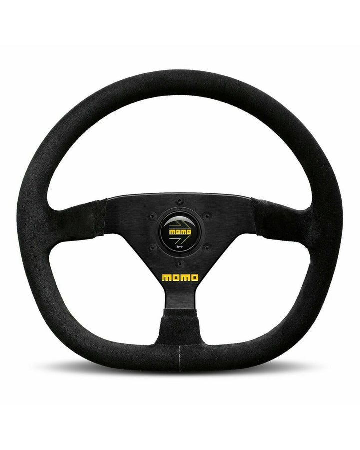 MOMO MOD 88 Black Suede 350mm Steering Wheel - VR88FB35SBLKL