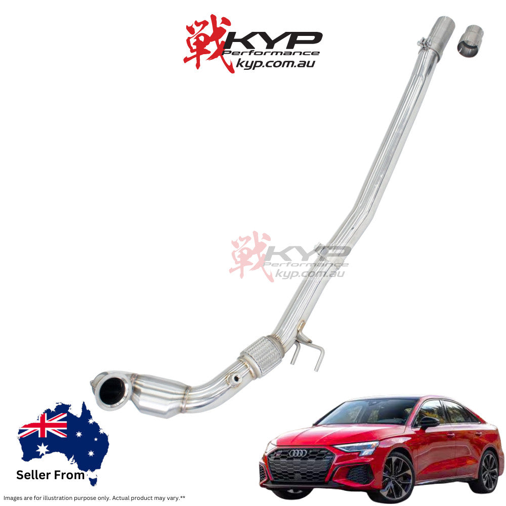 Invidia Down Pipe w/High Flow Cat Audi S3 8V/VW Golf R Mk7, Mk7.5 volkswagen