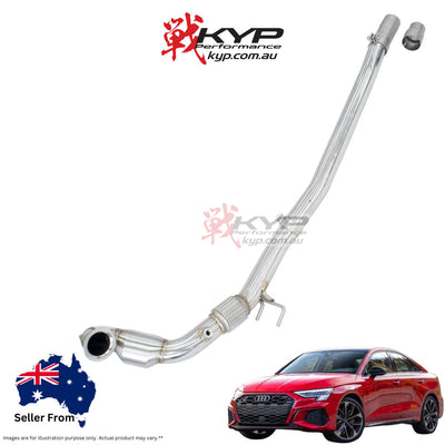 Invidia Down Pipe w/High Flow Cat Audi S3 8V/VW Golf R Mk7, Mk7.5 volkswagen