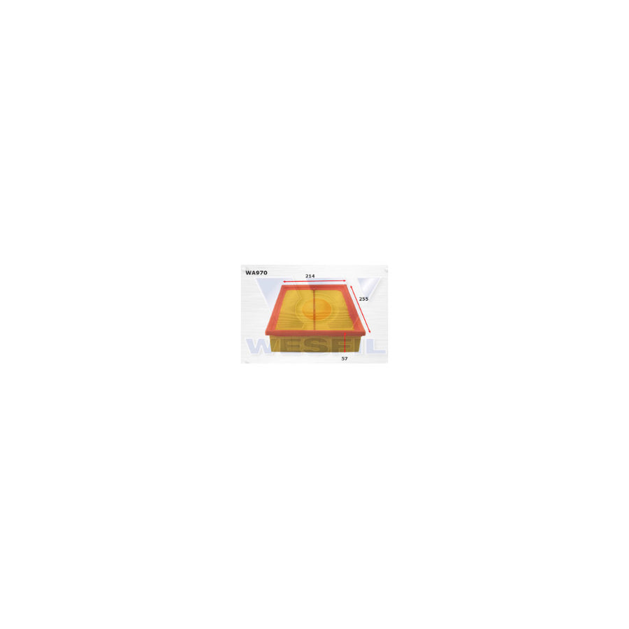 Wesfil AIR FILTER A1434 AUDI/BMW/HOLDEN/VW - WA970