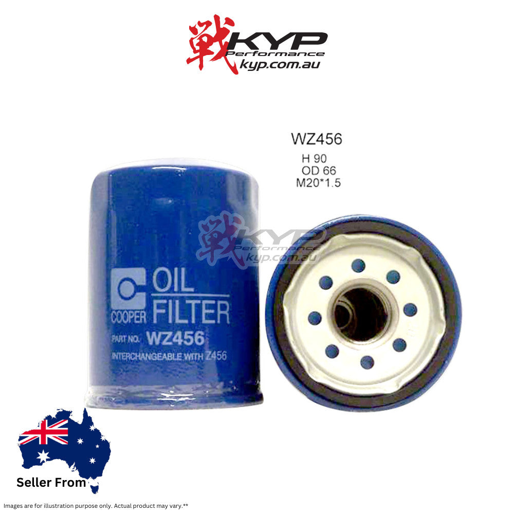 Wesfil WZ456 - OIL FILTER Z456 MITSUBISHI Triton 2015 MQ Pajero Sports QE 2016 - WZ456