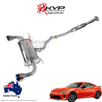 Invidia Q300 70mm Engine Back Exhaust w/Invidia Equal Headers Subaru BRZ ZC6 & Toyota 86 12-21, 22+ ZN6 (6MT)