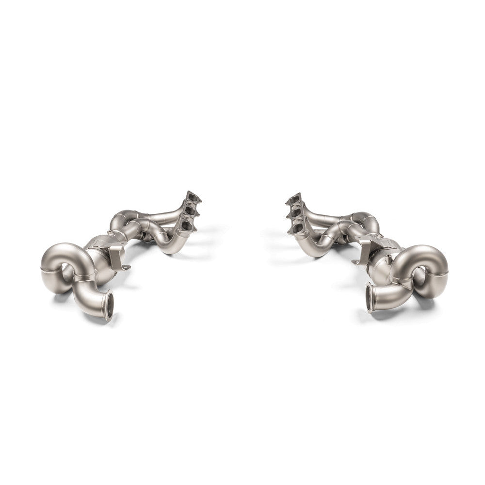Akrapovic Evolution Header Set (Titanium) for Porsche 992 GT3