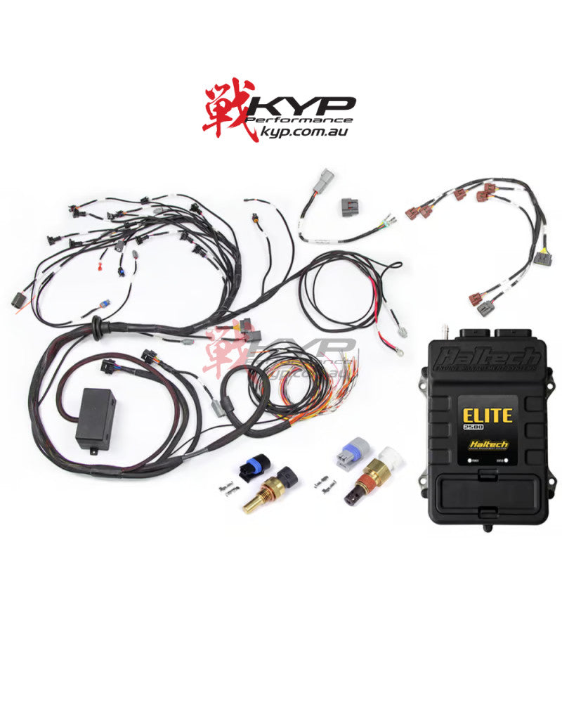 HALTECH Elite 2500 + Terminated Engine Harness for Nissan RB Twin Cam With Series 1 (early) ignition type sub harness