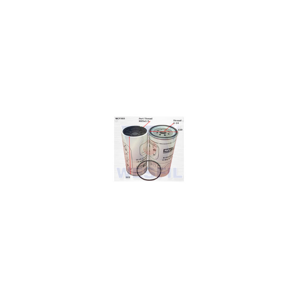 Wesfil DIESEL FUEL FILTER MERCEDES - WCF303NM