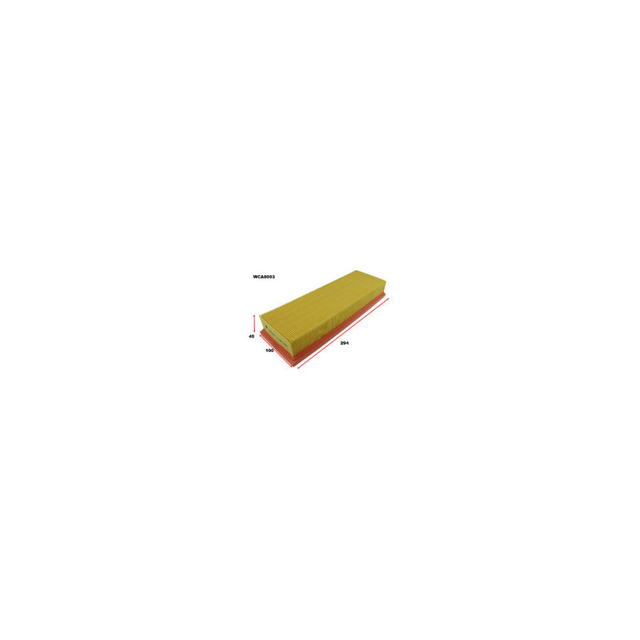 Wesfil AIR FILTER A1684 PEUGEOT/CITROEN - WCA8003
