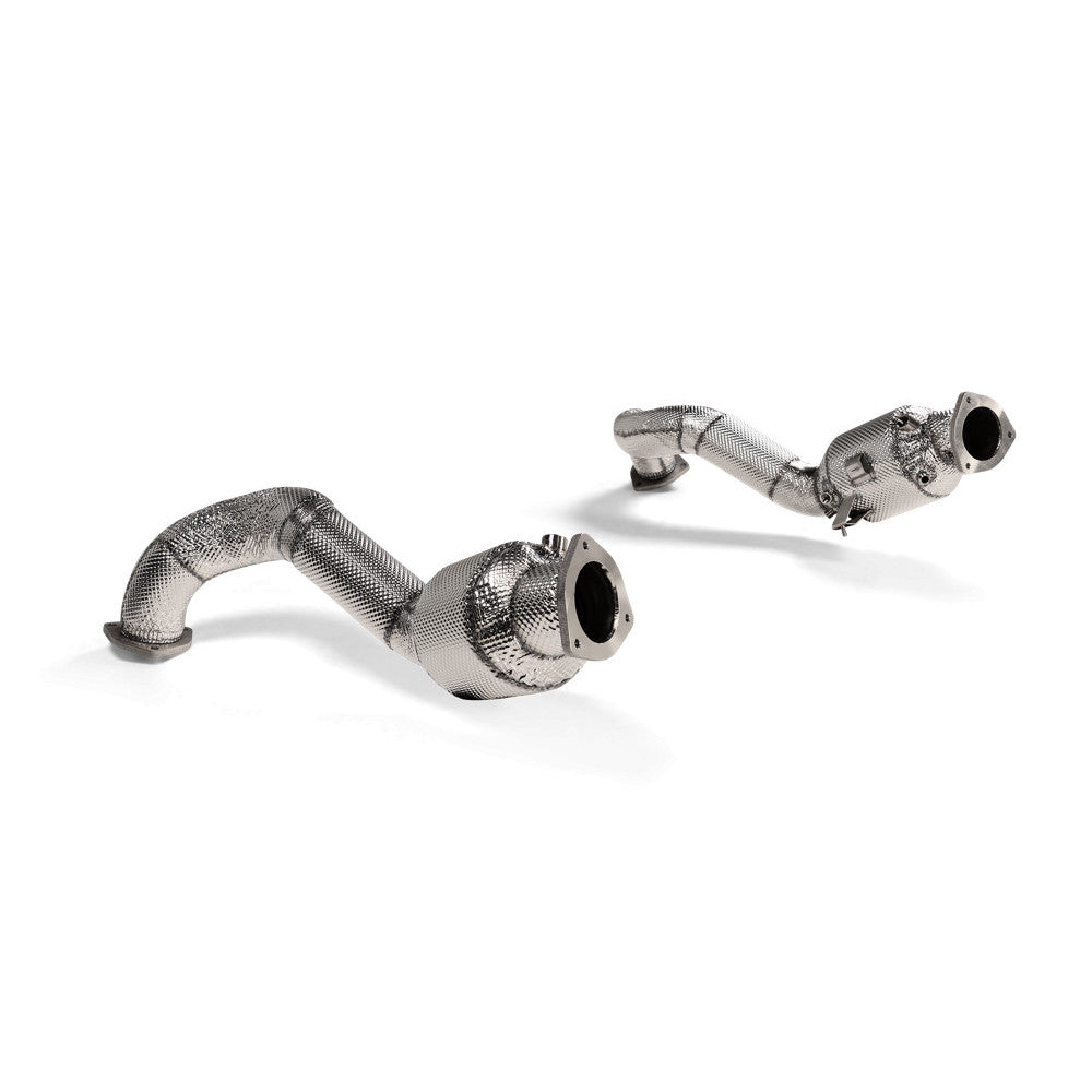 Akrapovic Link Pipe Set (Titanium) for Porsche 718 Cayman GT4 RS