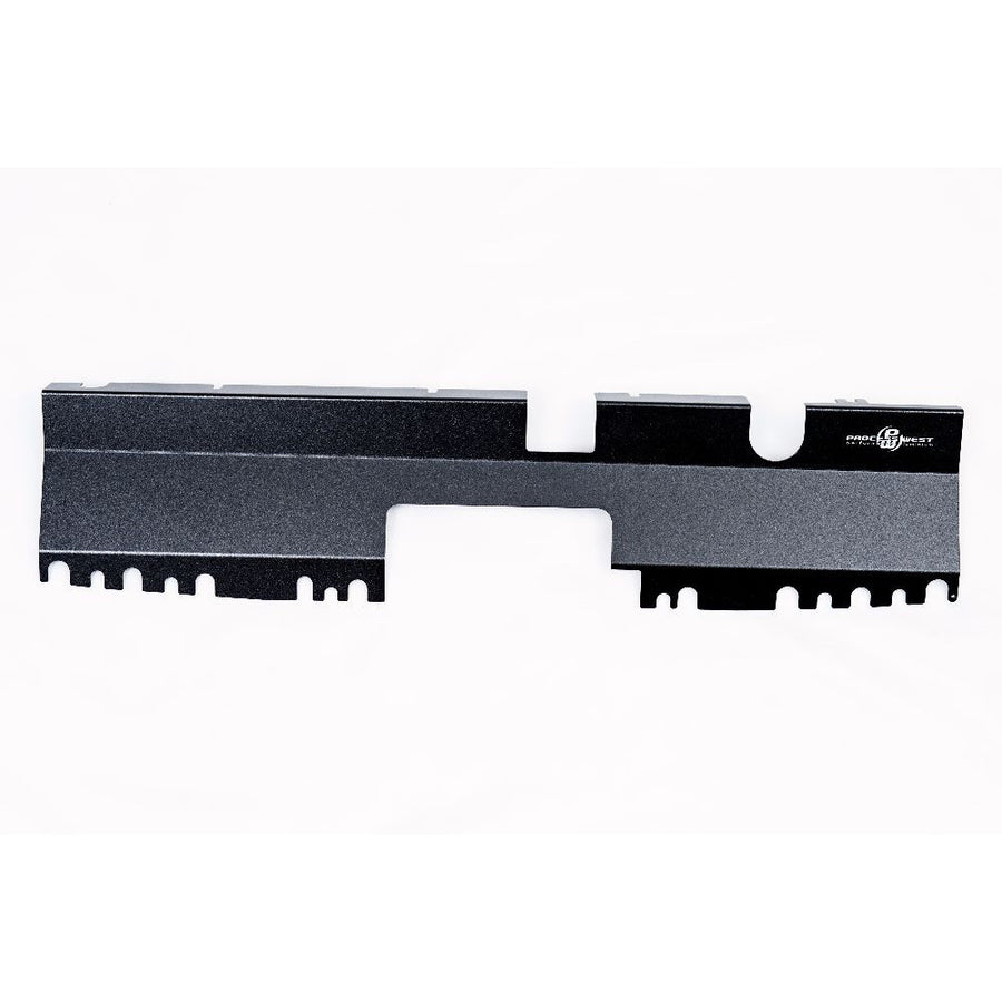 Process West Radiator Cover Black for Subaru WRX/STI VA 15-21 (No Intake Chute) - PWED04B