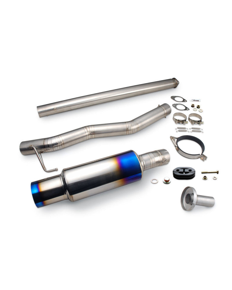 RSE FULL TITANIUM MUFFLER EXHAUST USDM BUMPER FOR MITSUBISHI EVO 8 9 4G63 RB6090-MT01B EVOLUTION EVO8 EVO9