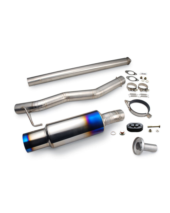 RSE FULL TITANIUM MUFFLER EXHAUST USDM BUMPER FOR MITSUBISHI EVO 8 9 4G63 RB6090-MT01B EVOLUTION EVO8 EVO9