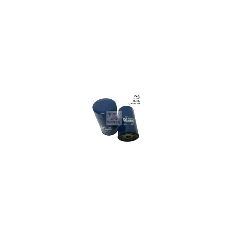 Wesfil OIL FILTER Z37 NISSAN/TOYOTA - WZ37