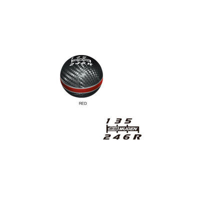 MUGEN CARBON SHIFT KNOB (RED)
